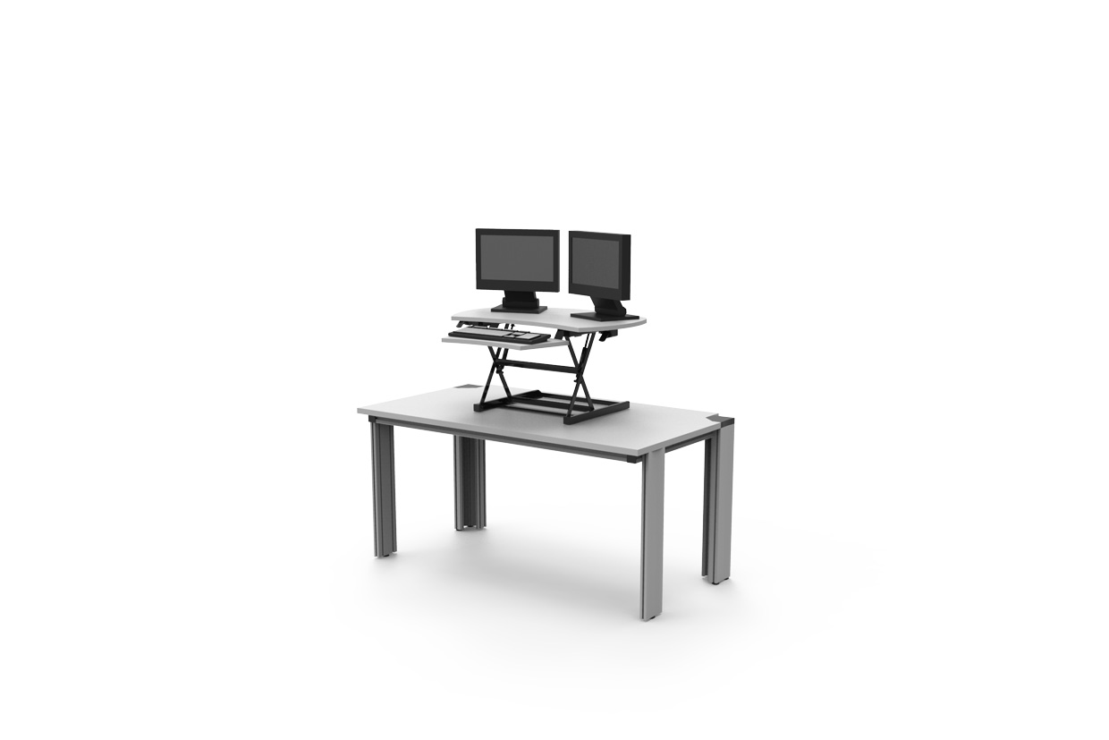 height adjustable desk system