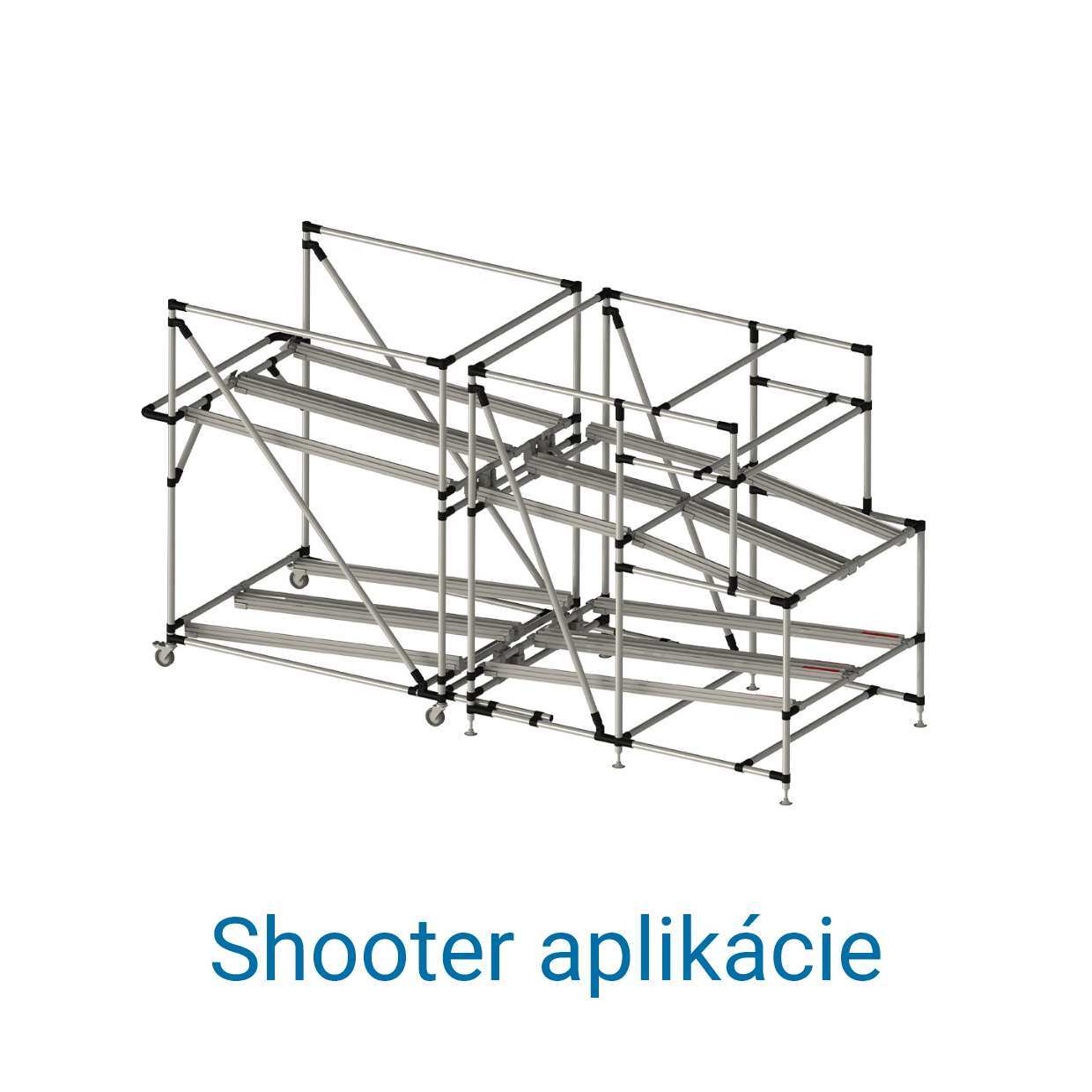 Vizualizácia shooter aplikácie BeeWaTec