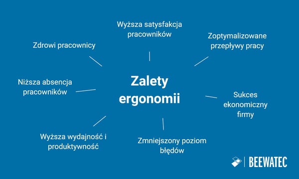 7 zalet ergonomii w skrócie - Blog BeeWaTec